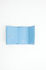 Louis Vuitton Blue Portefeuille Trifold Wallet