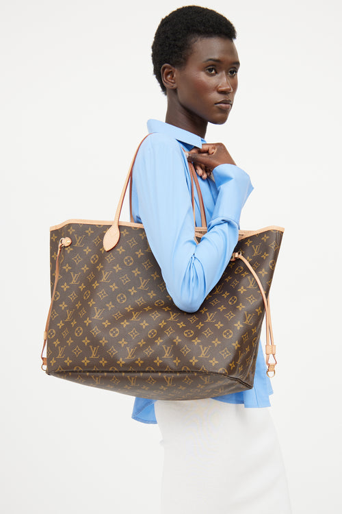 Brown Monogram Neverfull GM Bag