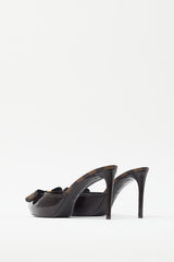 Louis Vuitton Brown Damier Bow Heel