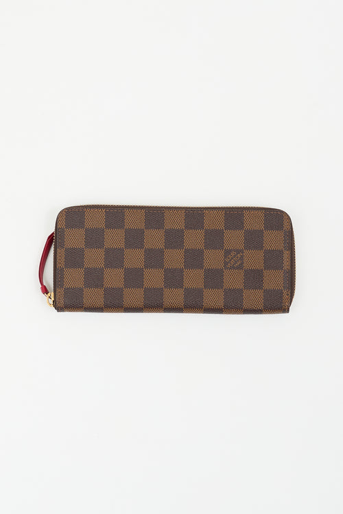 Louis Vuitton Brown Damier Canvas Clémence Wallet