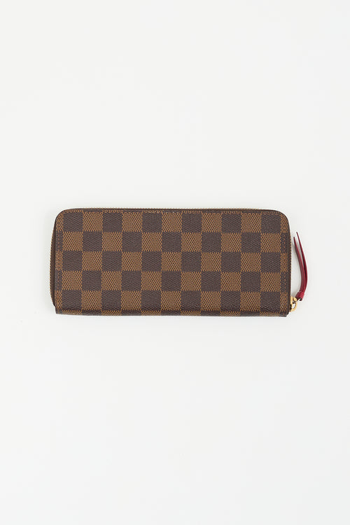 Louis Vuitton Brown Damier Canvas Clémence Wallet