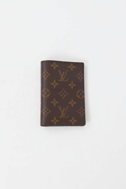 Louis Vuitton Brown Monogram Passport Cover