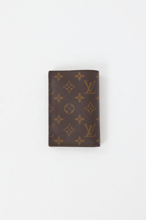 Louis Vuitton Brown Monogram Passport Cover