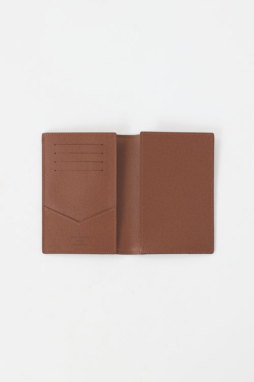 Louis Vuitton Brown Monogram Passport Cover