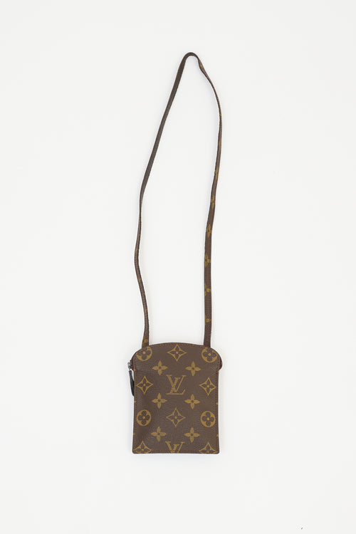 Louis Vuitton Brown Monogram Secret Pochette Passport Holder