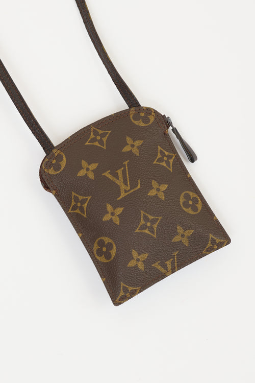 Louis Vuitton Brown Monogram Secret Pochette Passport Holder