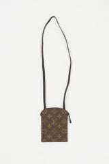 Louis Vuitton Brown Monogram Secret Pochette Passport Holder