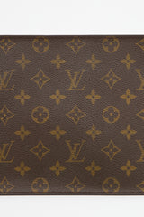 Louis Vuitton Brown Monogram Canvas Pouch