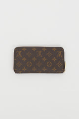 Louis Vuitton Brown Monogram Canvas Zippy Wallet