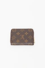 Louis Vuitton Brown Monogram Zippy Wallet