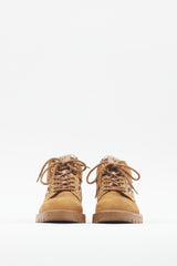 Louis Vuitton Brown Nubuck Printed Boot