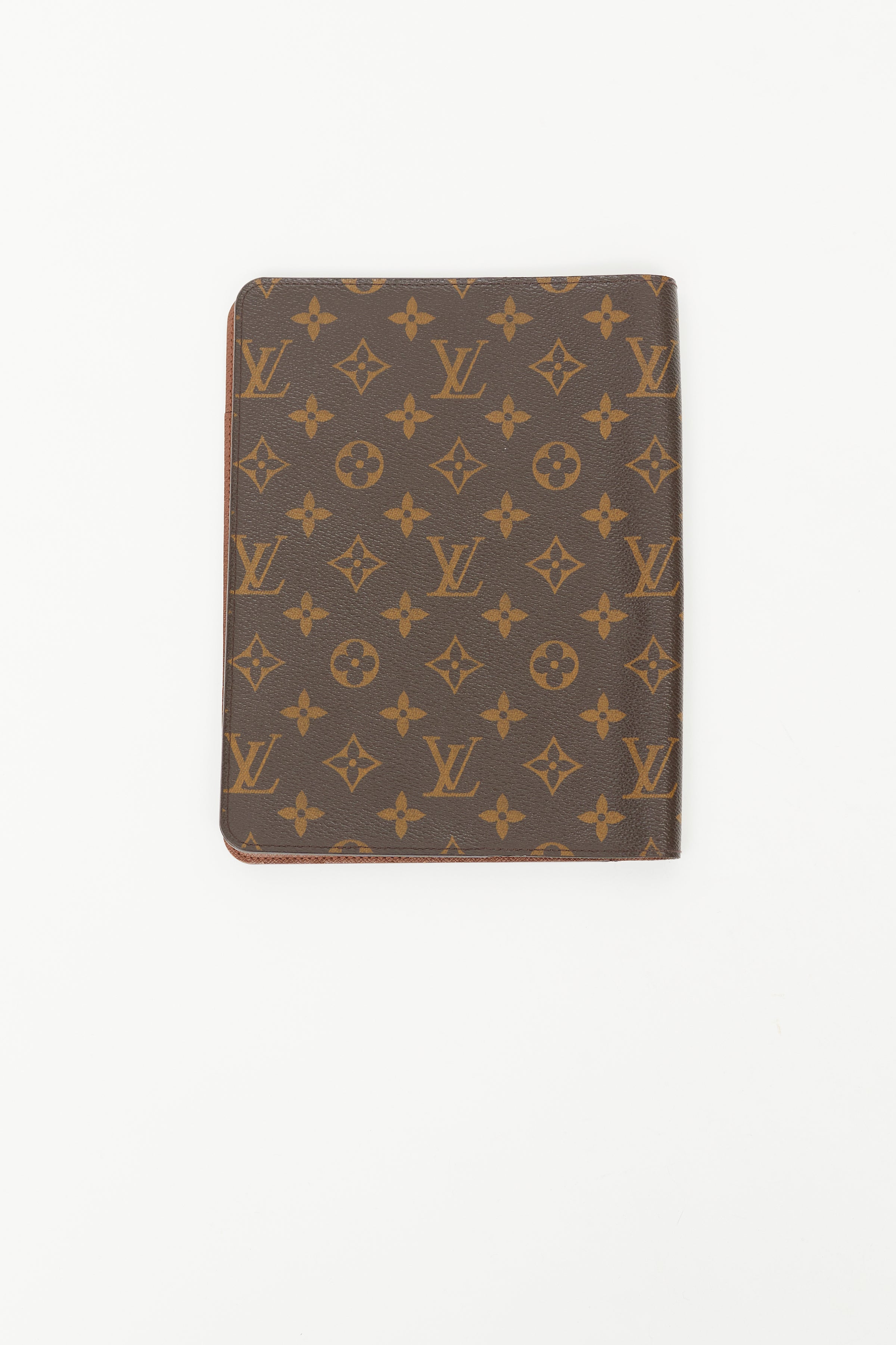 Louis Vuitton // Brown Monogram Sticker Agenda Cover – VSP Consignment