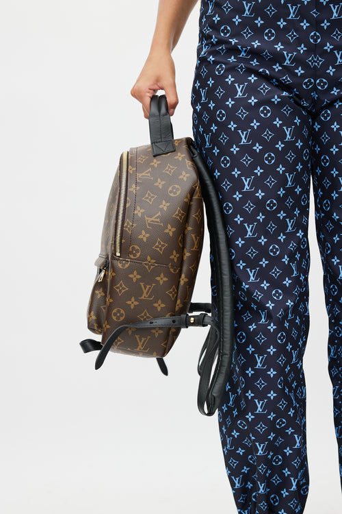 Louis Vuitton Brown Monogram Palm Spring MM Backpack