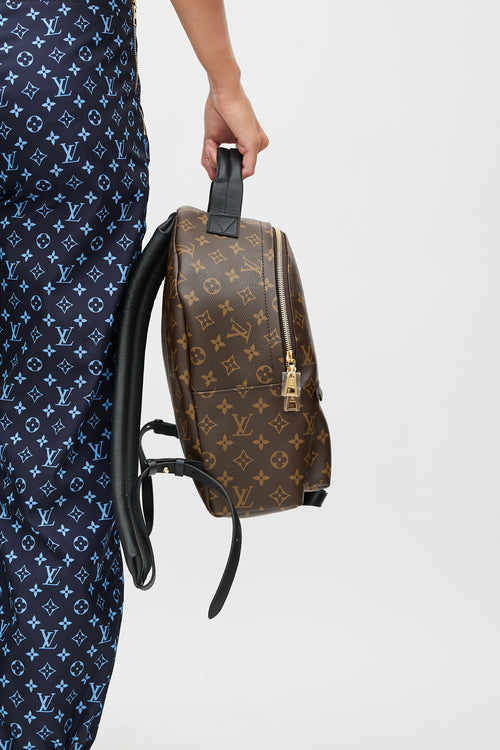 Louis Vuitton Brown Monogram Palm Spring MM Backpack