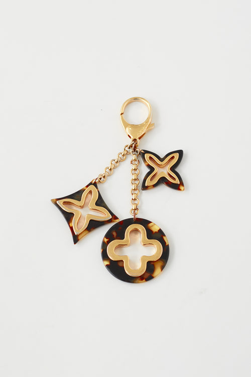 Louis Vuitton Brown & Gold Resin Insolence Bag Charm