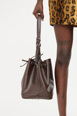 Louis Vuitton Brown Epi Noe Bucket Bag