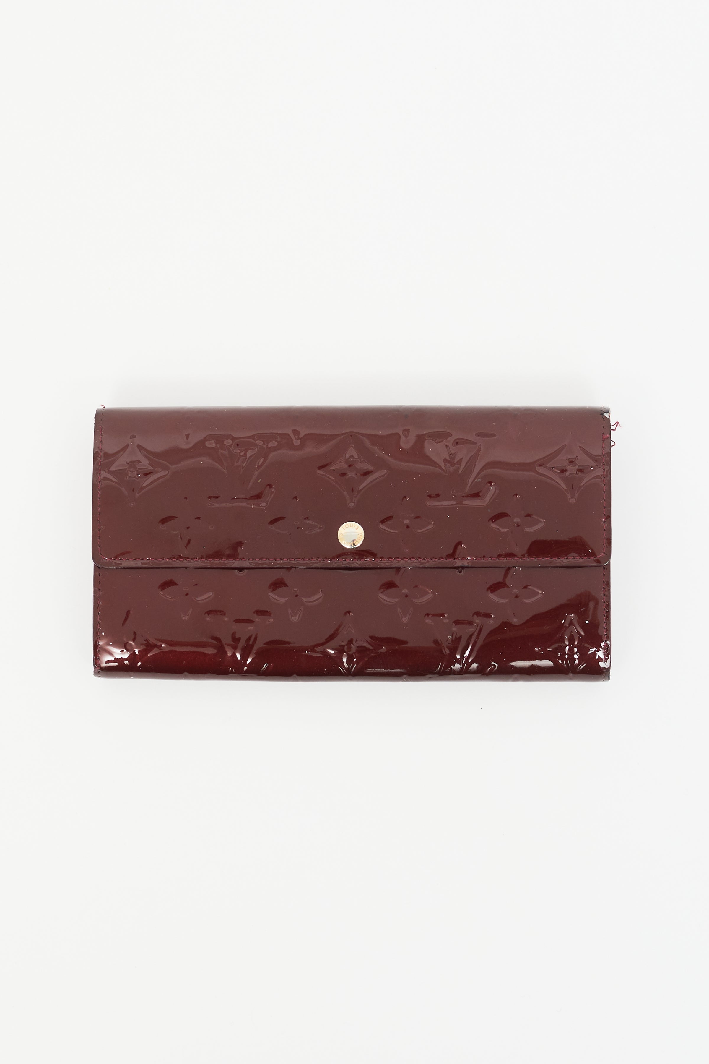 Louis Vuitton Pre-owned Women's Leather Wallet - Burgundy - One Size
