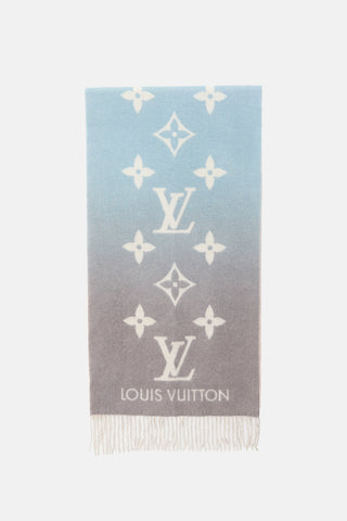 Louis Vuitton Cashmere Reykjavik Gradient Scarf