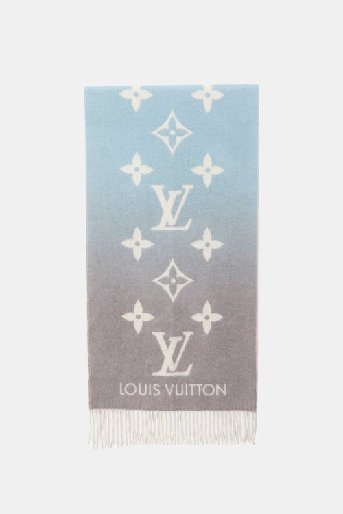 Louis Vuitton Cashmere Reykjavik Gradient Scarf