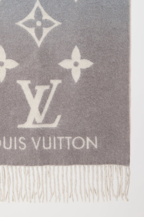 Louis Vuitton Cashmere Reykjavik Gradient Scarf