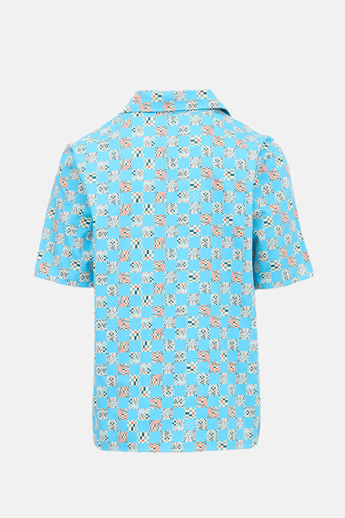 Louis Vuitton Checkered Print Shirt