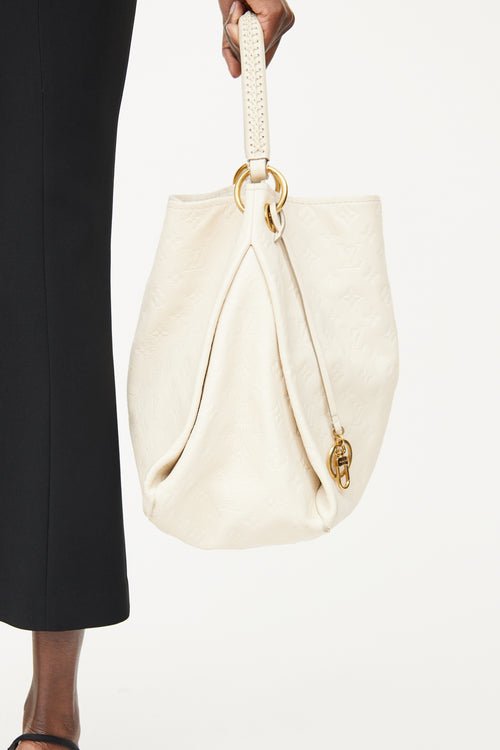 Louis Vuitton Cream Empreinte Artsy Bag