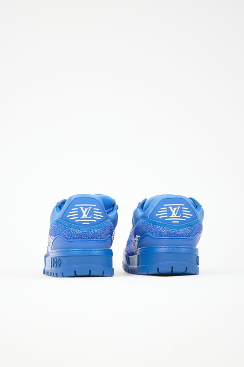 Louis Vuitton Crystals LV Trainer Maxi Sneaker