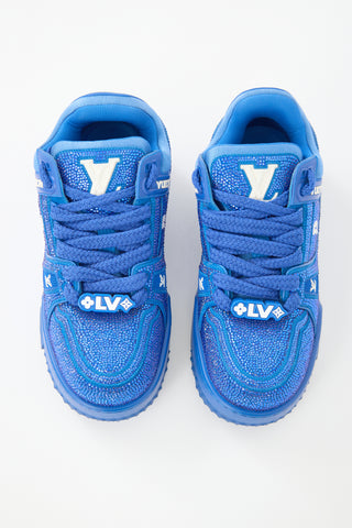 Louis Vuitton Crystals LV Trainer Maxi Sneaker