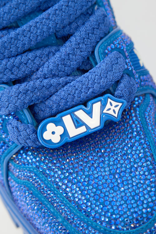Louis Vuitton Crystals LV Trainer Maxi Sneaker