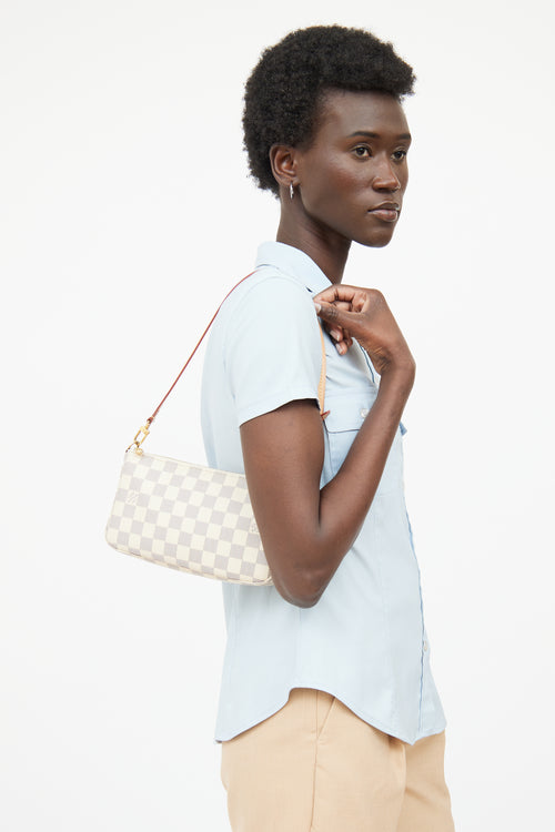 Louis Vuitton Damier Azur NM Pochette Bag