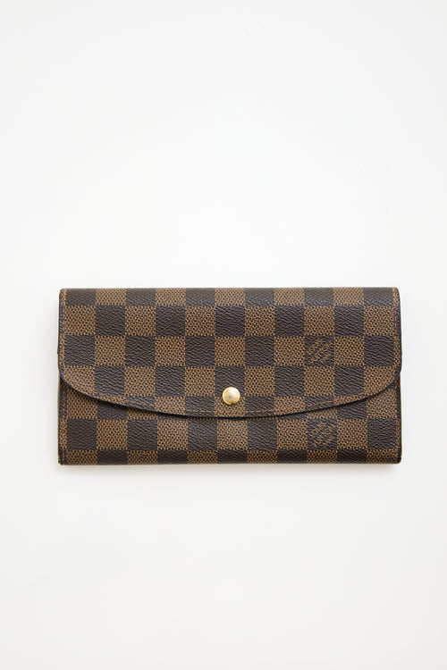 Louis Vuitton Damier Ebene Emilie Wallet