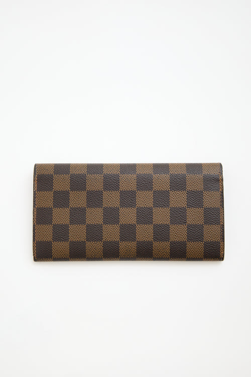 Louis Vuitton Damier Ebene Emilie Wallet