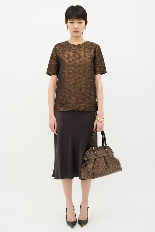 Louis Vuitton Damier Ebene Trevi PM Bag