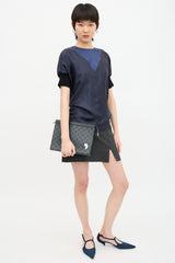 Louis Vuitton Damier Graphite Pochette Voyage MM Clutch