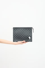 Louis Vuitton Damier Graphite Pochette Voyage MM Clutch