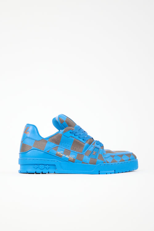 Louis Vuitton Damier Pop LV Trainer Sneaker