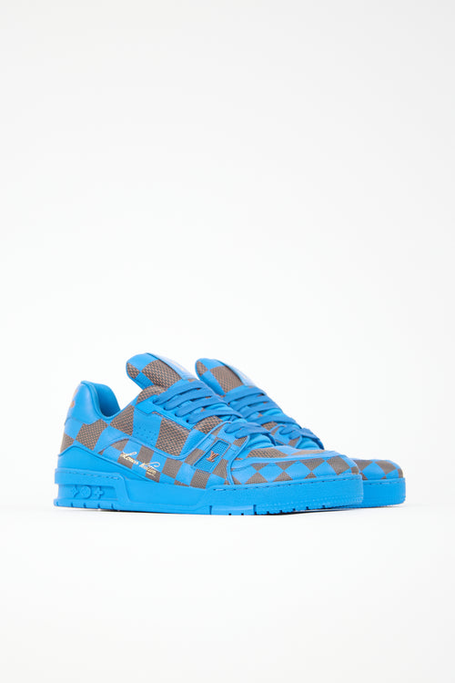 Louis Vuitton Damier Pop LV Trainer Sneaker