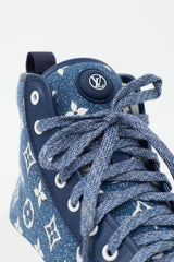 Louis Vuitton Denim Squad Monogram Boot