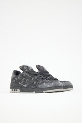 Louis Vuitton Denim Monogram LV Trainer Sneaker