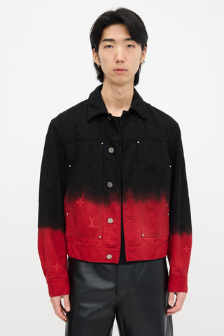 Louis Vuitton Denim Ombre Monogram Jacket