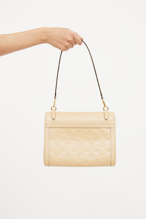 Beige Dune Vernis Venice Bag