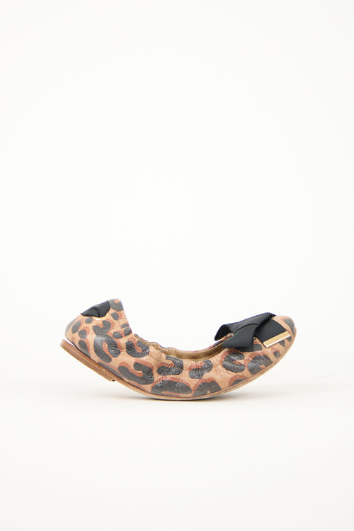 Leather Dauphine Flat