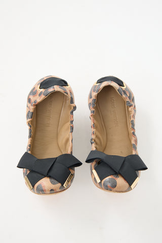 Leather Dauphine Flat