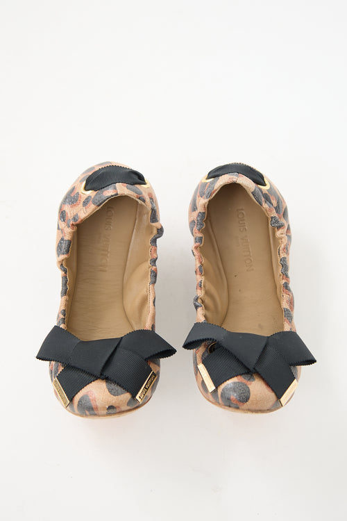 Leather Dauphine Flat