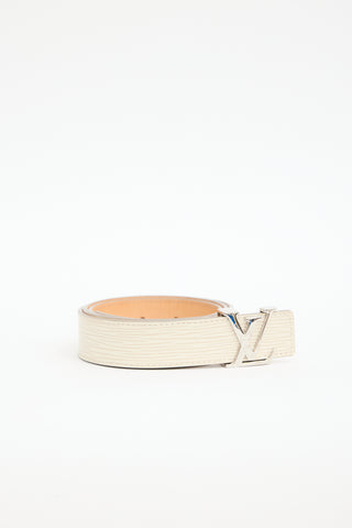 Louis Vuitton Epi Leather LV Buckle Belt