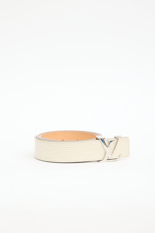 Louis Vuitton Epi Leather LV Buckle Belt