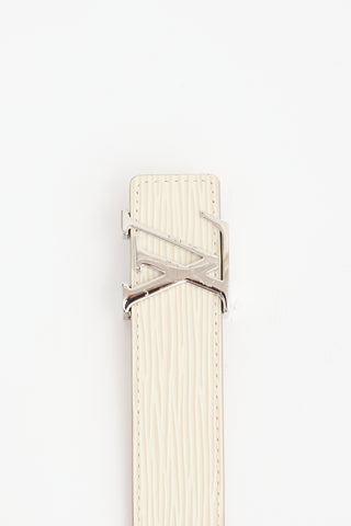 Louis Vuitton Epi Leather LV Buckle Belt