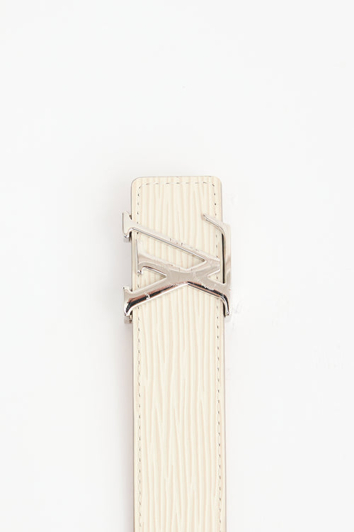 Louis Vuitton Epi Leather LV Buckle Belt