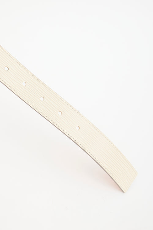 Louis Vuitton Epi Leather LV Buckle Belt