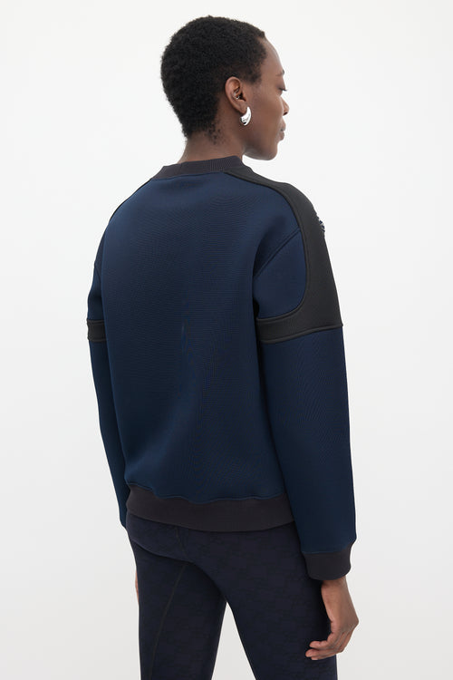 Louis Vuitton Floral Appliqué Sweatshirt
